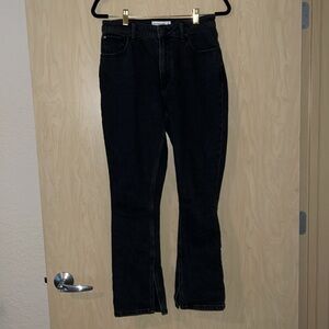 Abercrombie black the mom high waisted jeans